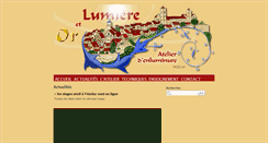 Desktop Screenshot of or-et-lumiere.com