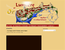 Tablet Screenshot of or-et-lumiere.com